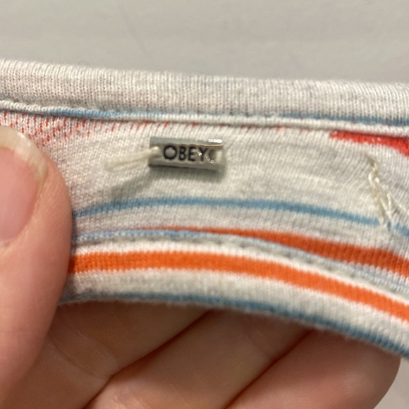 Obey Aztec Patterned Mini Dress Red and Grey - Picture 9 of 11